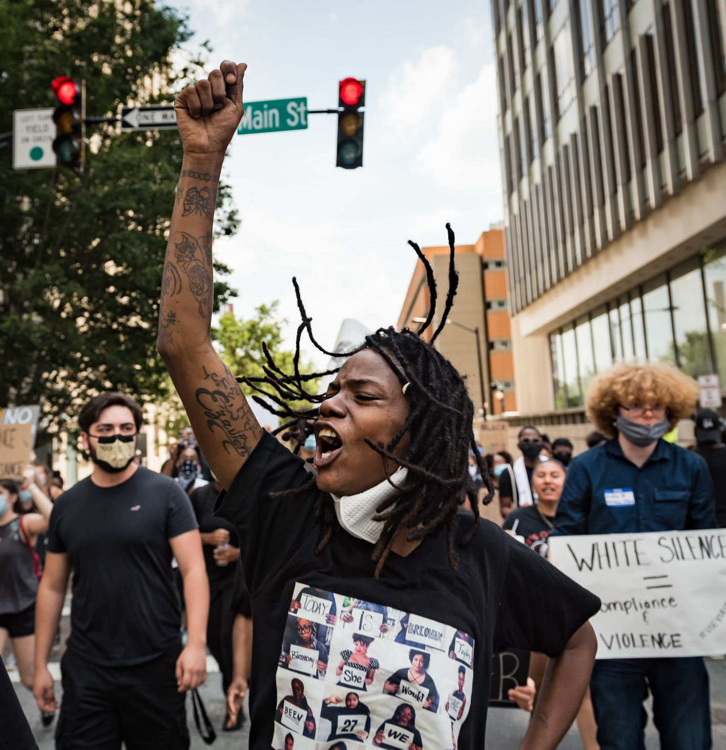 Black Lives Matter March Saturday Afternoon